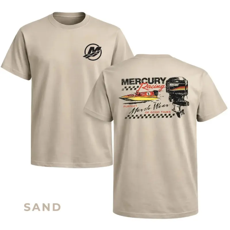Mercury Racing T-Shirt, Boat Racing Shirt, Offshore Boat Racing Tee, Mercury Racing Graphic Shirt