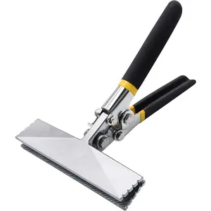 Hand Seamer, 6in Straight Jaw Sheet Metal Bender Tools, Sheet Metal Seamer Form Edge Seamer Seaming Plier with Ergonomic Handle, for Bending and Flattening Sheet Metal Hand Tool