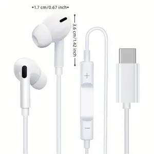 [colorful][High Fidelity] Wired Music Headphones, Clear Sound Quality, Equipped with Button Control, Very Suitable for Mobile Phones, Games and Voice Calls,The audio is stable Headset Electronic Earbud White
