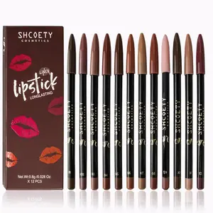 12-Piece Long-Lasting Matte Lip Liner Set | Rich ShadesforFlawless Lips Matte Long Lasting Lip Liner SetEveningEyeliner Gift Gloss Lipstick Makeup Smooth Liplinerlip linereyeliner freckle pen eyeliner Lightweight DailyCosmetic Glossy tiktokshopspringglowu