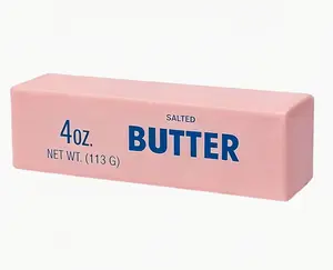 2026 Upgraded Slow Rebound Butter Squeeze Stress Balls, Soft Butter Stick Squishies Toy, Slow Rising Sensory Fidget Toy for Stress Relief & Calming（Pink）