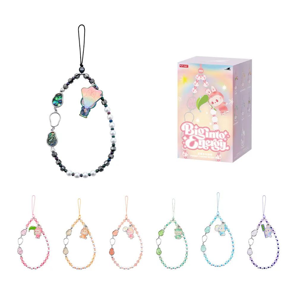 POP MART THE MONSTERS Big into Energy Series-Phone Charm Blind Box, Surprise Gift LABUBU Fun Toy