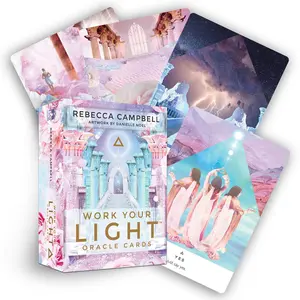 Light Oracle Card Set for Guidance and Insight, Inspiring Deck for Self-Discovery and Reflection, Perfect Gift for Spiritual Practitioners, Energy Cards, Affirmations Card Decks, Tarot Card Decks