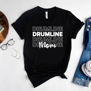 Drumline Mom Shirt, Drum Mom Tee, High School Band Mom T-Shirt, Marching Band Shirt, Percussion Mom, Band Mom Gift, Drummer Mom Shirt