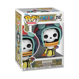 Funko POP Animation: One Piece - Brook (Egghead) w/ vRare Pop Protector Included