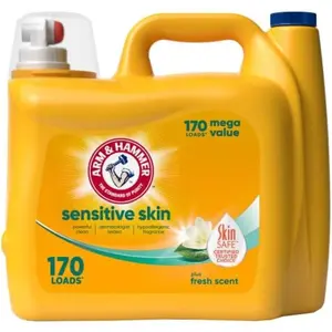 Sensitive Skin Plus Fresh Scent, 170 Loads Liquid Laundry Detergent, 170 Fl oz