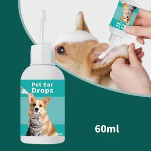 Pet Ear Drops, Pet Ear Cleaning Drops, Pet Ear Cleaning Solution, Dog & Cat Ear Care Products