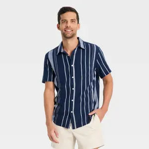 Men's Short Sleeve Camp Shirt - Goodfellow & Co