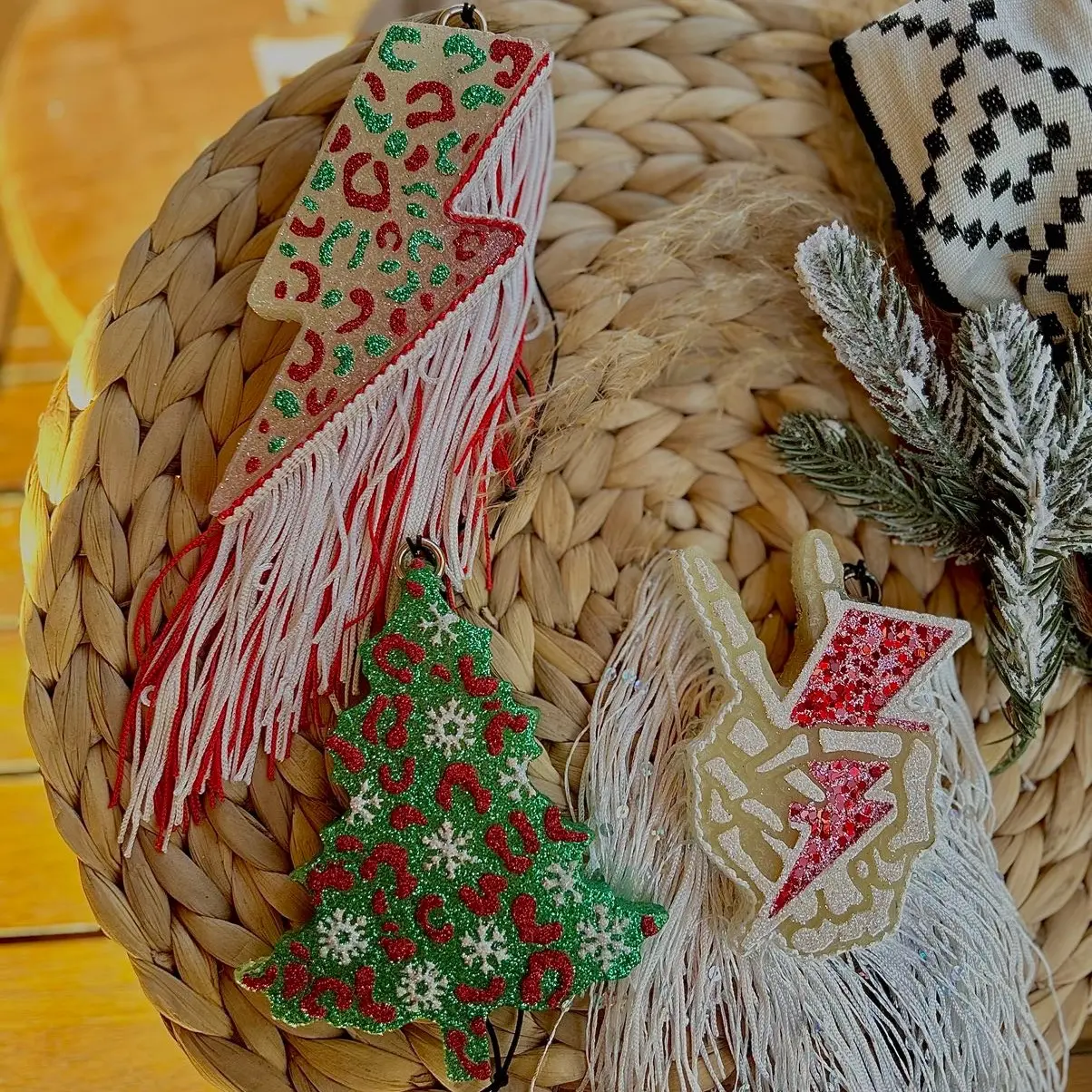 Cheetah Christmas Car Freshie - Car Freshener