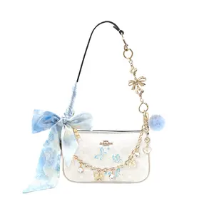 COACH Nolita 19 Hand-Painted Princess-Style Artistic Shoulder Bag in Faux Leather for Women