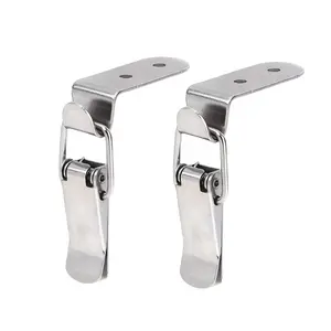 Two 90° Spring-Loaded Toggle Locks, Durable Secure Closure Design, Ideal for Storage & Security Needs, Easy Installation