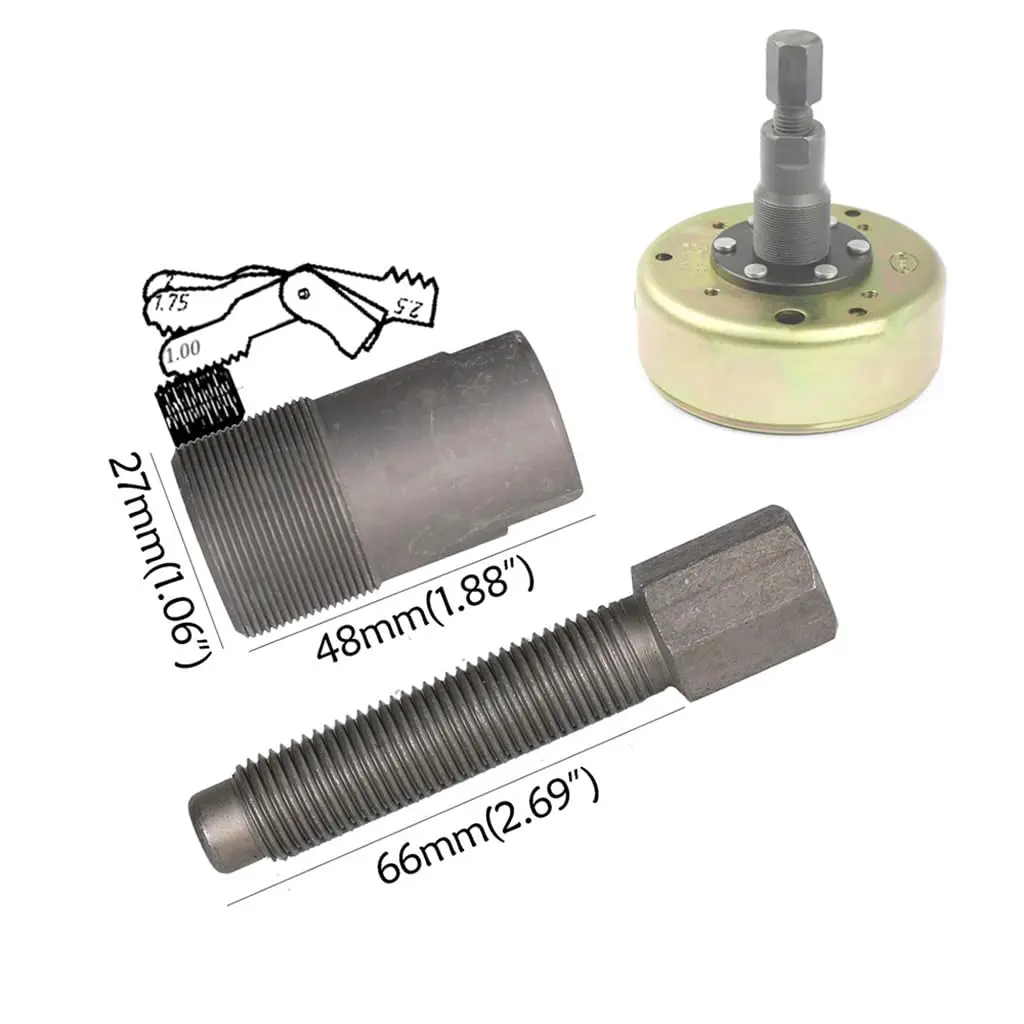 27mm Flywheel Magneto Stator Puller Tool for Dirt Pit Bike Pocket Rocket Monkey Trail Bike Scooter Offroad Motorcycle Blaster Banshee CR80R/125R/250R/450R/480R/500R XR50/CRF50 PW50 RZ35 TT500