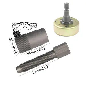 27mm Flywheel Magneto Stator Puller Tool for Dirt Pit Bike Pocket Rocket Monkey Trail Bike Scooter Offroad Motorcycle Blaster Banshee CR80R/125R/250R/450R/480R/500R XR50/CRF50 PW50 RZ35 TT500