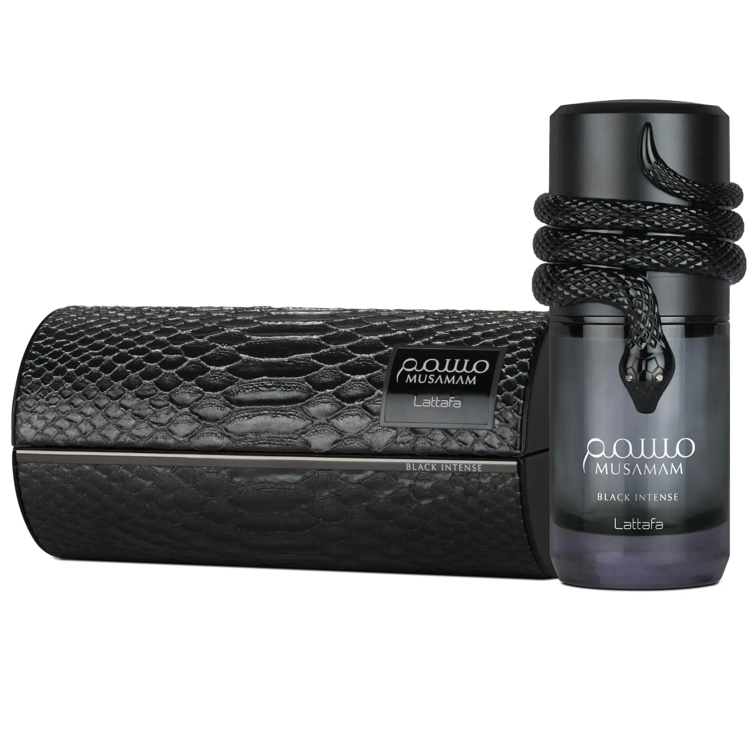 Lattafa Musamam Black Intense Eau De Parfum (EDP) Spray, 100ml/3.4 fl oz - Spicy, Woody, Amber, Long-Lasting Unisex Fragrance