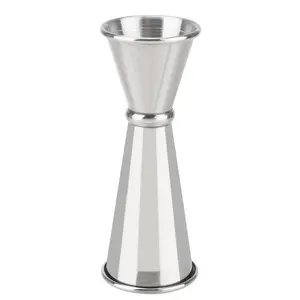 Stainless Steel Measuring Cup, Double Side Measuring Cup, Cocktail Bar Jigger, Bar Utensils for Home Kitchen Party Bar