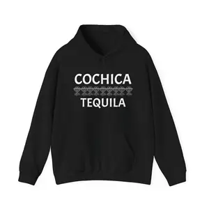 Cochica Tequila Hoodie | Mexican Skull Agave Pattern