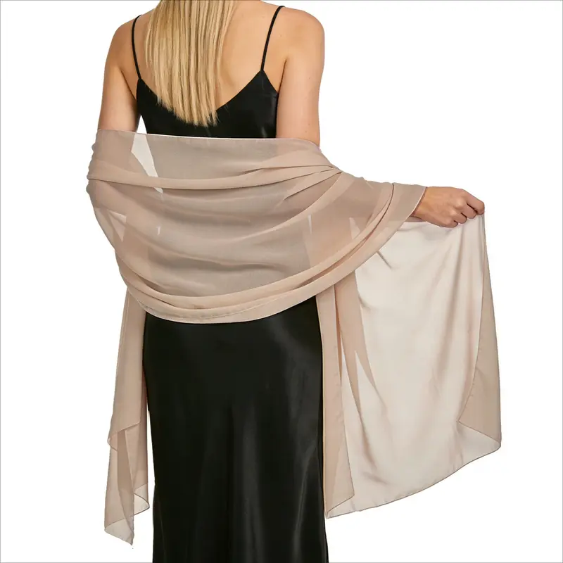 open lace back dress Women's Silky Scarf Shawls and Wraps for Wedding Favors Bride Bridesma