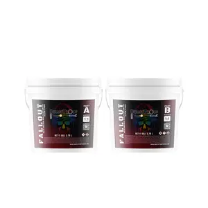 BULLETPROOF - Fallout | 85% Solids SC Polyaspartic Two-component, slow curing, no odor, hybrid polyaspartic coating system decorative yet durable coating for commercial and industrial flooring (2 Gallon Kit)…