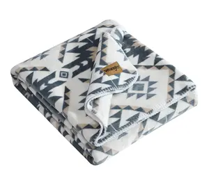 Wrangler Dakota Reversible Grey F/Q Blanket