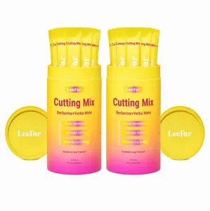 2 Piece LeeFar Cutting Drink Mix – | AN Strawberry Açaí Flavor – | (30 Servings)