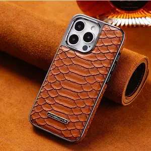 Snakeskin Pattern Phone Case, 1 Count Anti-drop Cellphone Protective Case, Shockproof Durable Mobile Phone Cover Casing for iPhone 17 16Pro Max 15 14Plus 13 12 Pro Max Plus Air