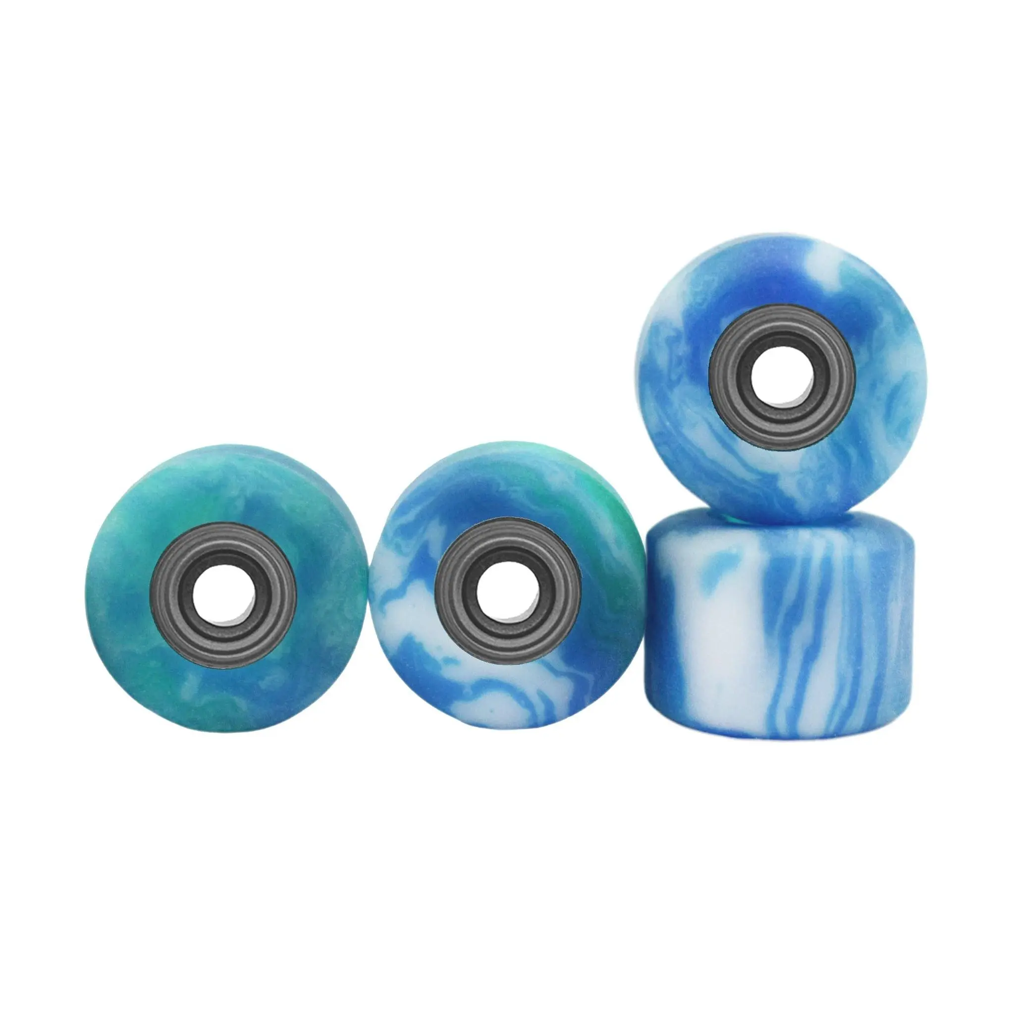Apex Shorty Wheels - 61D Urethane - ABEC-9 Bearings - "Terra" Apex Shorty Wheels - 61D Urethane - ABEC-9 Bearings - "Terra"
