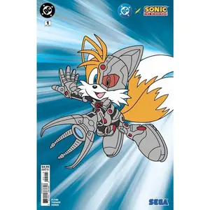DC X Sonic The Hedgehog #1 (Of 5) 5th Print Cyborg Card Stock Cover