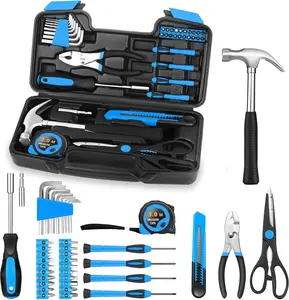 39 Piece Home Tool Kit with Storage Case – Basic Household Repair Tool Set for DIY Home Garage Office College Dorm Essentials 2026