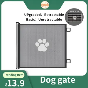 Retractable Pet Gate/Fence, Suitable For Cats And Dogs, Effectively Prevents Kittens And Puppies From Entering Rooms, Corrects Pet Behavioral Issues, Best For Cat And Dog Owners Apartment Home Enclosed