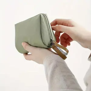 Portable Mini Travel Makeup Bag Organizer, Travel Cosmetic Bags, Makeup Storage Bag, Cosmetics Organizer, Compact Cosmetic Pouch for Lipstick Phone Cables Essentials, Waterproof Multi-Layer Design