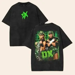 DX T-shirt, D-Generation X shirt, WWE tag team tee, unisex wrestling shirt, pro wrestling merch, DX fan gear, WWE 2025 apparel, wrestling graphic tee classic cotton gift oversized casual shortsleeve crewneck top Fabric Womenswear shirt wwe fan
