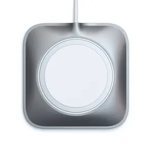 Satechi Aluminum Dock for Magsafe Charger - Charger Not Included - for iPhone 14 Pro Max/14 Pro/14/14 Plus/13 Pro Max/13 Pro/13 Mini/13/12 Pro Max/12 Pro/12 Mini/12 Mini/12