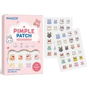 Rabbit-Shaped Acne Patches, Non-Irritating, Breathable, Makeup Covering, Alcohol-Free, Odorless, Daily Facial Care, 48/120/240 Pieces