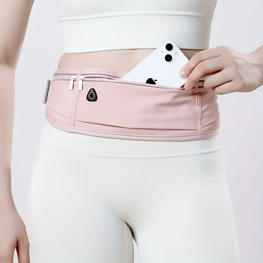 Lightweight Transparent Phone Bag, Adjustable Invisible Active Fitness Belt, 3 Pockets, Suitable for Runners, Trail Running, Running, Hiking, Gym, Outdoor, Unisex Design, Durable Sports Style, Accessories, Gear