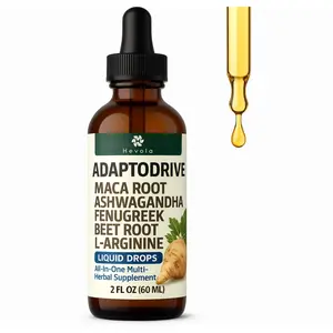 Hevola Organic Maca Root Liquid Drops with Ashwagandha, Fenugreek, Beet Root and L-Arginine Liquid Multivitamin for Women and Men