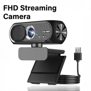 2026 Upgraded Webcam 1080P FHD USB Camera with Privacy Cover & Auto Light Correction for Streaming Meeting YouTube Compatible with Laptop Desktop Mac