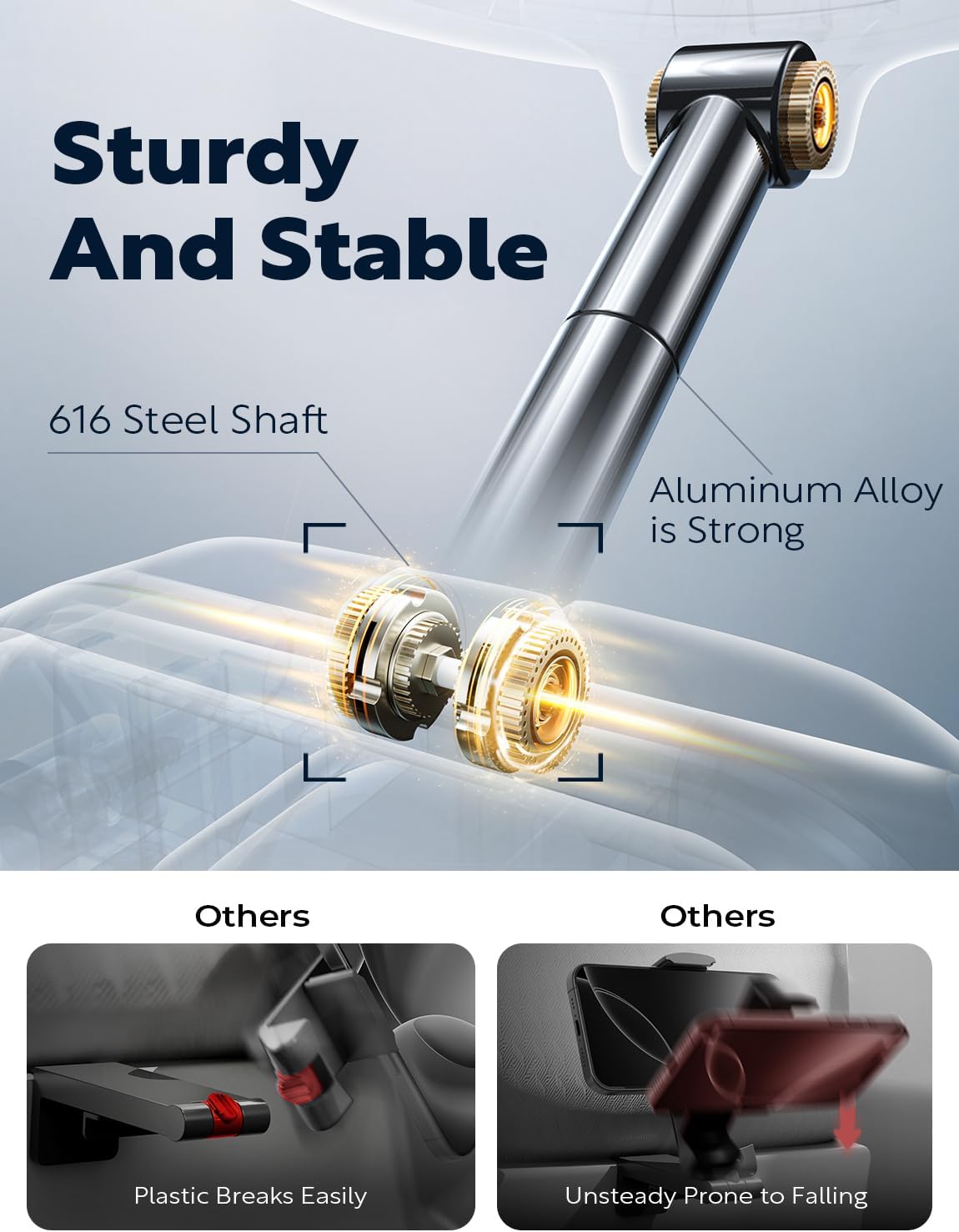 LISEN 2025 MagSafe Travel Stand - 360° Rotating Foldable Phone Holder for iPhone 16/15/14/13/12 Magnetic Gifts for women