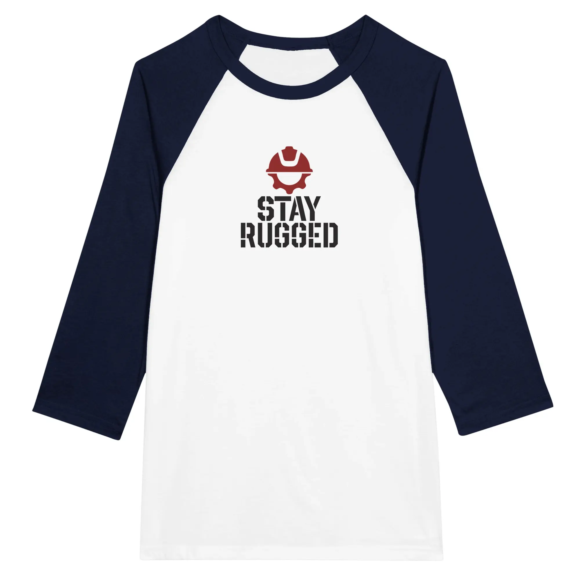 RUGGED Unisex 3/4 sleeve Raglan T-shirt