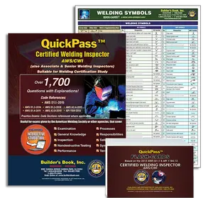 QuickPass 2015 Welding AWS/CWI Study Guide Combo