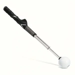 Golf Extendable Swing Practice Device, Sound Swing Practice Rod, Indoor Golf Auxiliary Swing Practice Rod, Golf Training Aid, Golf Accessory, Golf Training Tool, Golf Practice Equipment, Golf Hitting Aid