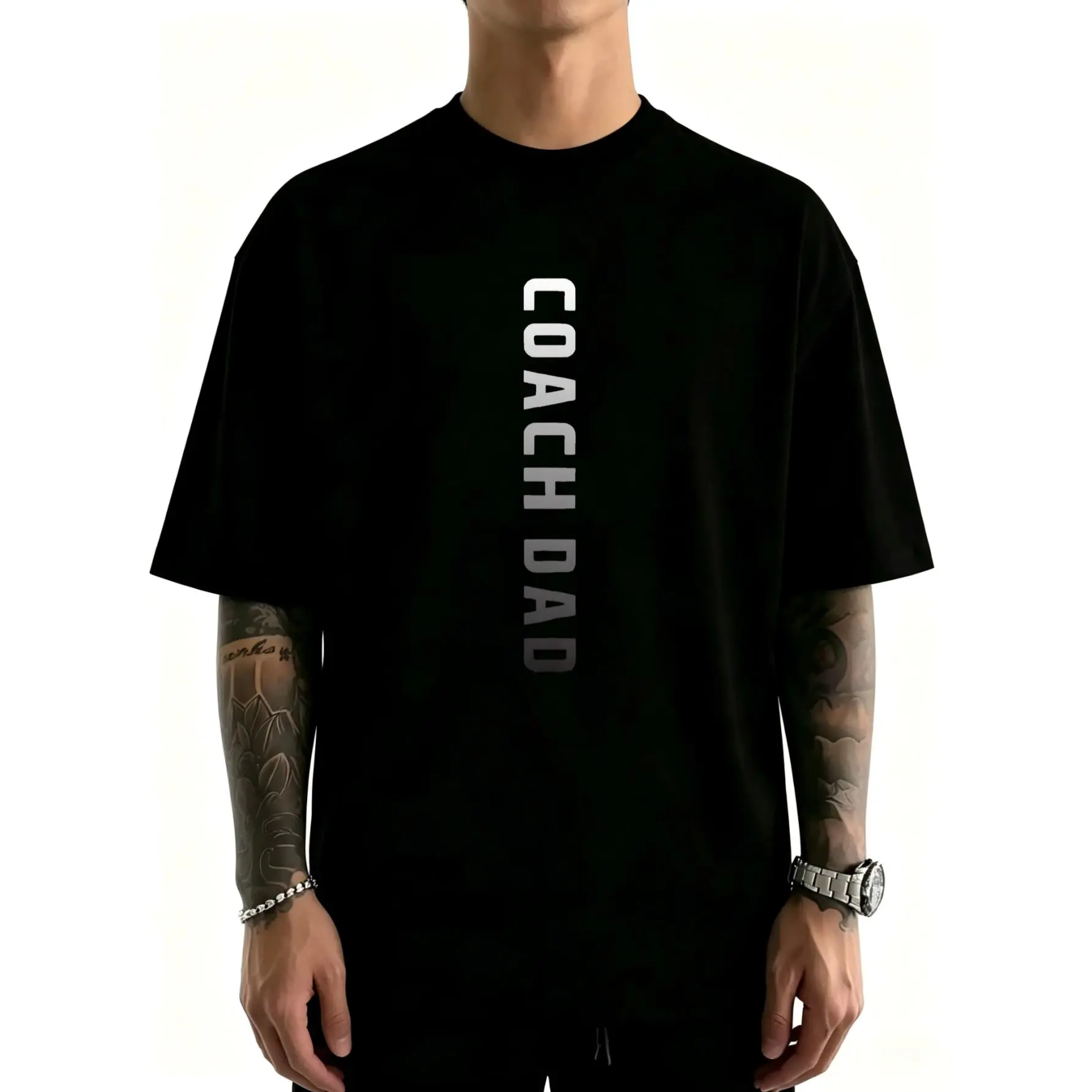 Coach Dad Design - Soccer Football Basketball Coach Father T-Shirt Unisex Cotton Clothing Streetwear