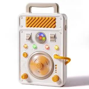 TITAIN GINDO Montessori Sensory Toys, Busy Board with LED Light Up Switches, Portable Kids Learning Toys