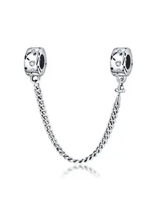 Classical Galaxy Star Design Safety Chain Pendant, Fashionable DIY Jewelry for Women & Girls, Trendy All-match & Exquisite Jewelry for Birthday Gift