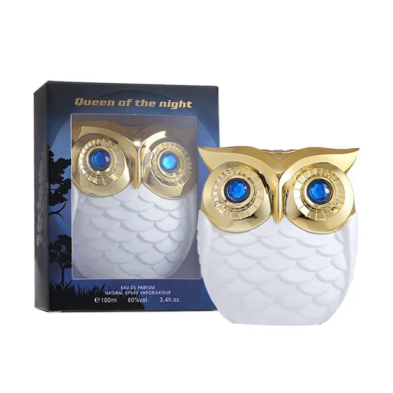 Owl Shaped Perfume Bottle 100ML 3.4 Fl. Oz, Unique Design Fragrance for Women & Men, Perfect Gift Idea for All Occasions