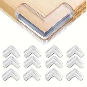 36/24/12pcs clear safety corner guard Corner Protectors for table furniture and glass cabinet high viscosity gel eco-friendly material hardware protection