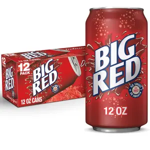 Big Red Soda Pop, 12 fl oz, 12 Pack Cans Big Red Soda Pop, 12 fl oz, 12 Pack Cans