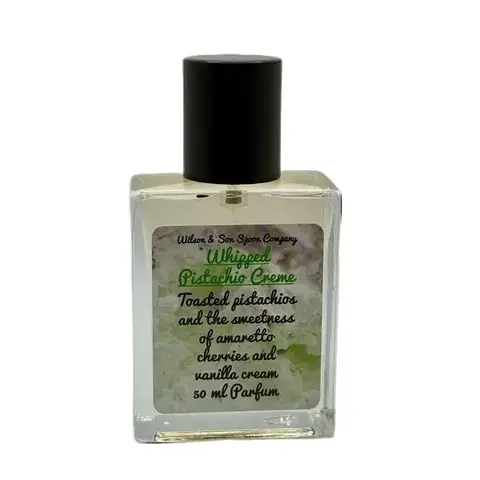 Unisex Gourmand Whipped Pistachio Perfume Regular Edition 50ml Bottle - Vanilla Cream, Nutty Sweet Mix, Roasted Almonds, Amaretto Cherry, Contains Alcohol, Lightweight Design, Warm Finish, Enhanced Fragrance Experience