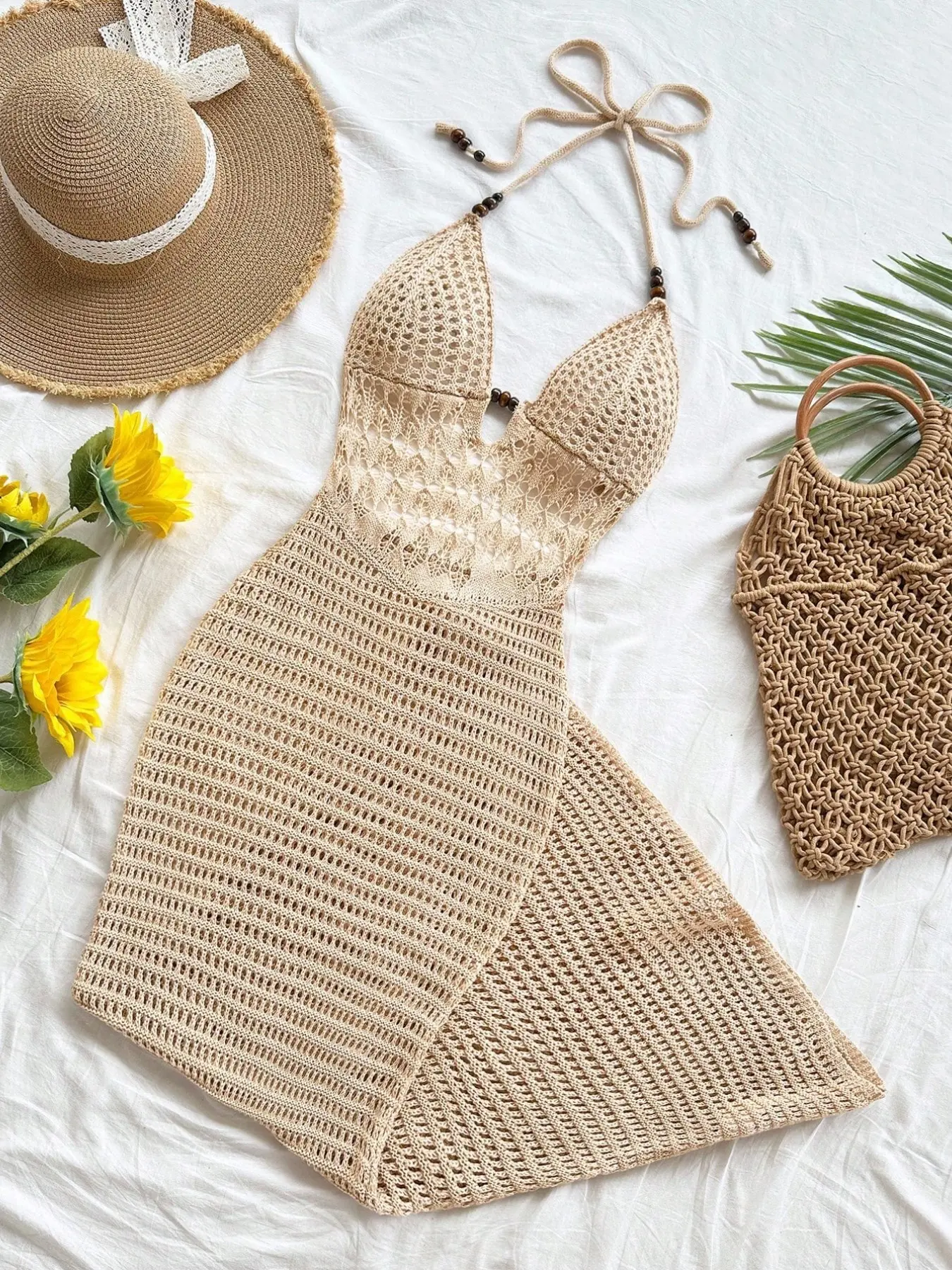 jamaican knitted dress RASTA Colors Handmade Crochet Dress 02