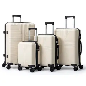 【Summervibes】Ubesgoo Luggage Sets 4Piece, Luggage Suitcase Spinner Hardshell Lightweight TSA Lock,Lightweight Durable Carry on Luggage for Business Travel (16in20in24in28in)