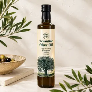 Levantine Traditional Extra Virgin Olive Oil, Premium Natural First Cold Press, Vegan Real Olive Oil with Rich Flavor